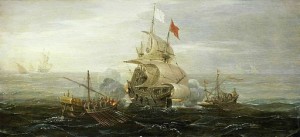512px-French_ship_under_atack_by_barbary_pirates